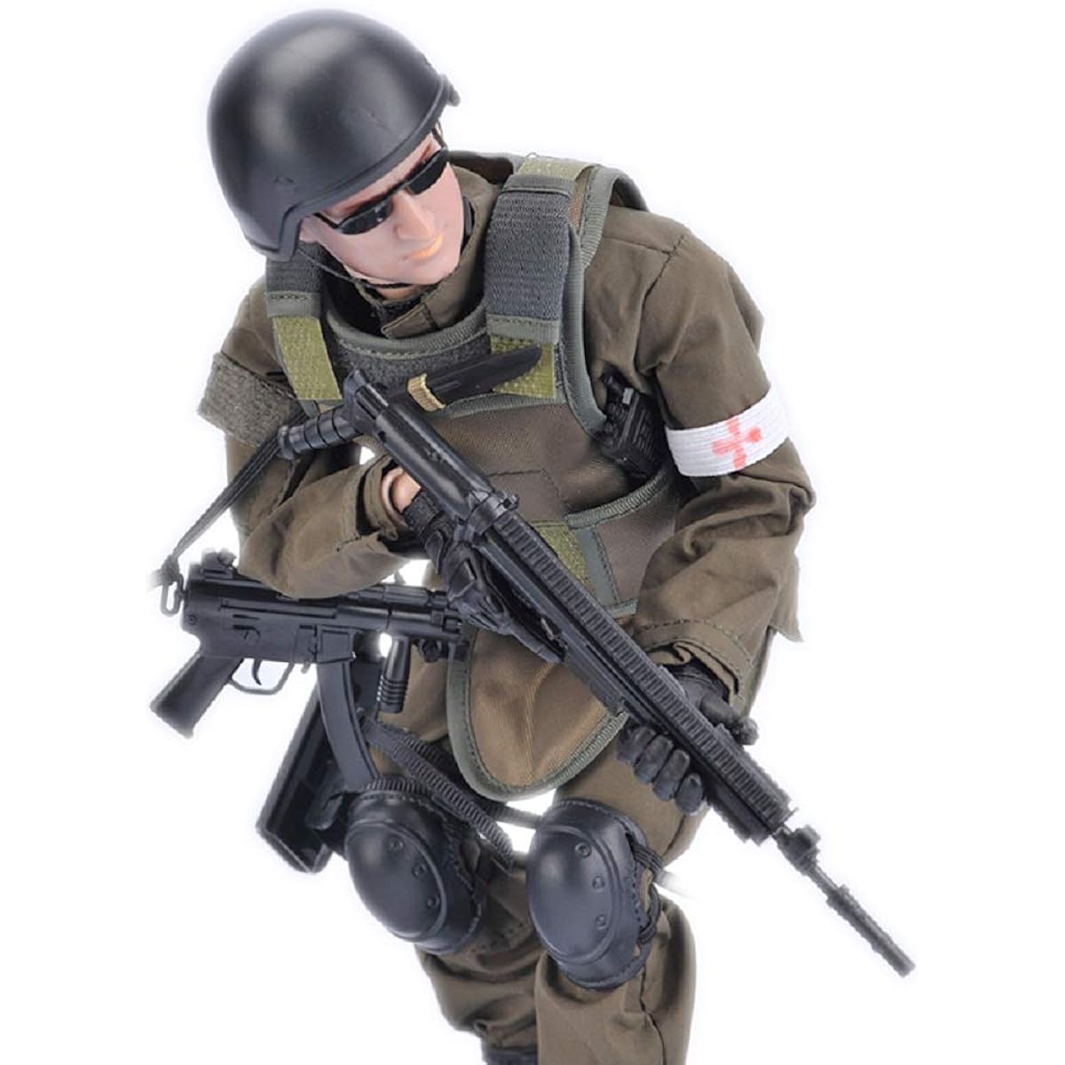 7Buy 12" Action Figures Toy 1:6 Stand Bendable Soldier Figure Model Toy (Military Policeman)