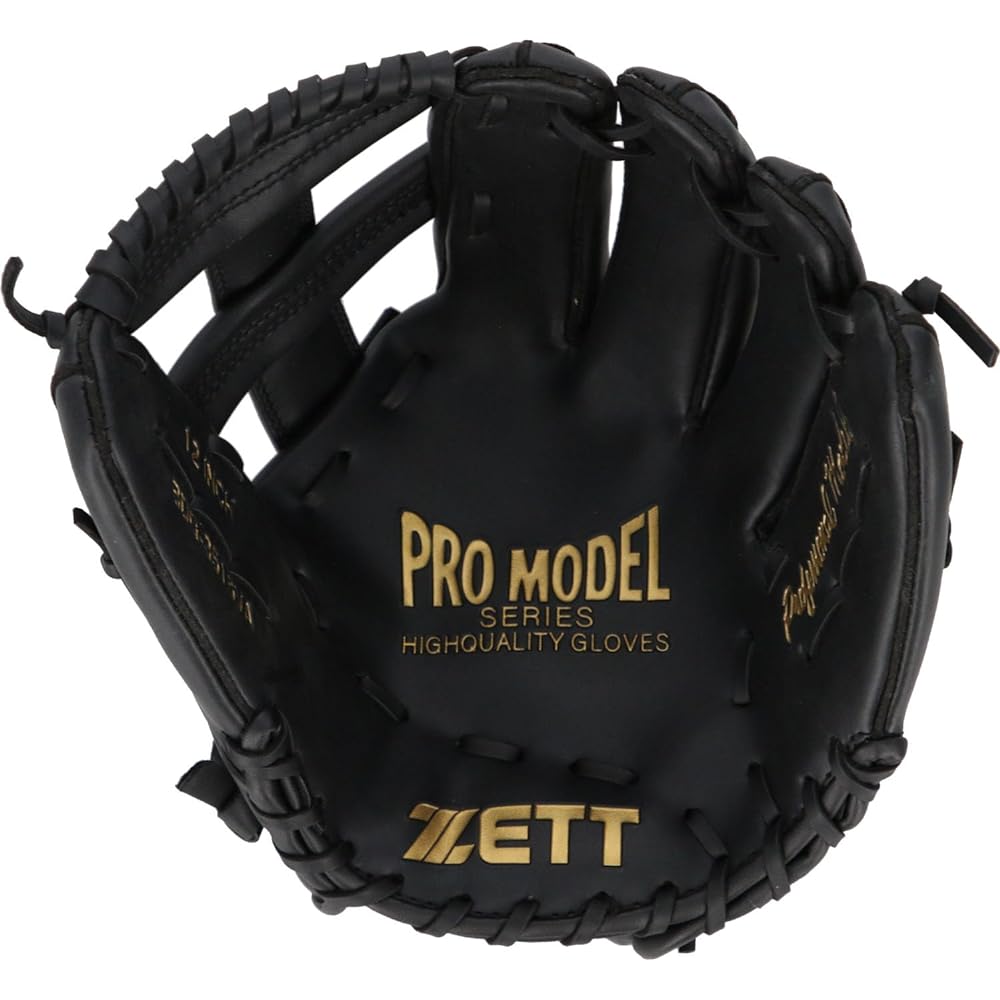 ZETT Catch Ball Gloves for Beginners with Shock Absorption Pad 12 Inches (Elementary School Students ~)