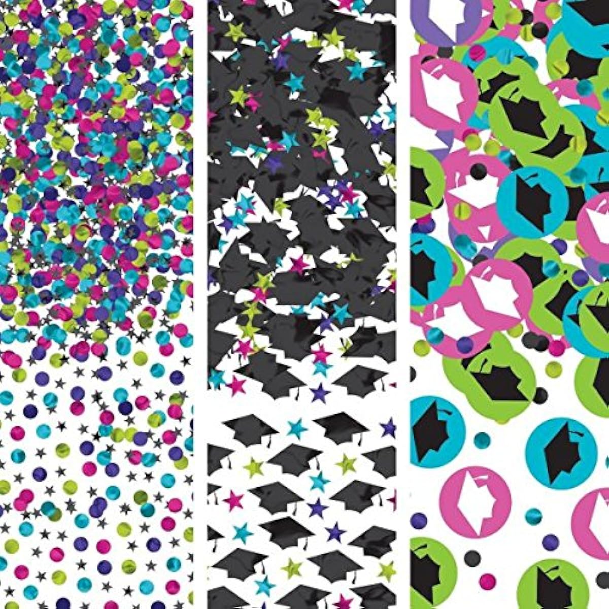 amscan Dream Big Paper and Foil Graduation Party Confetti Decoration Supplies 1.2oz