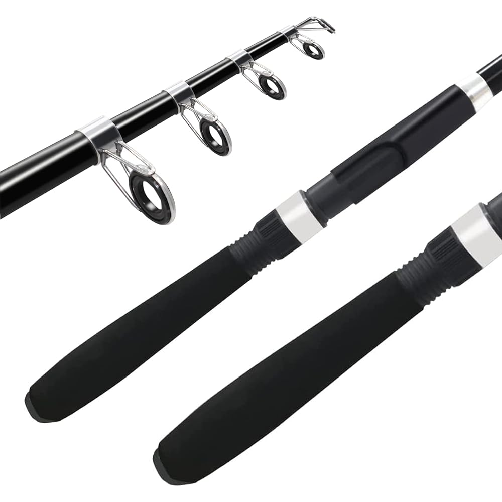 CAMPSTORS Fishing Set, Throwing Fishing, 2.1M Fishing Rod Set, Sea Fishing, Compact Rod, Introductory Set, Spinning Reel, Lightweight, Fishing Tools Set, Swivel, Snap, Fishing Hook, Device, Case Included