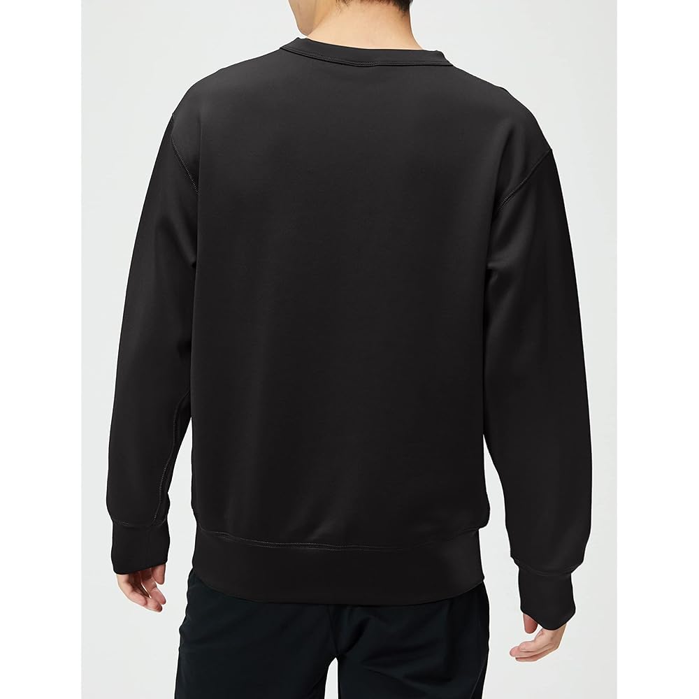 Champion C8-WS001 Men's Sweatshirt, Long Sleeve, One Point Logo, Crew Neck Sweatshirt