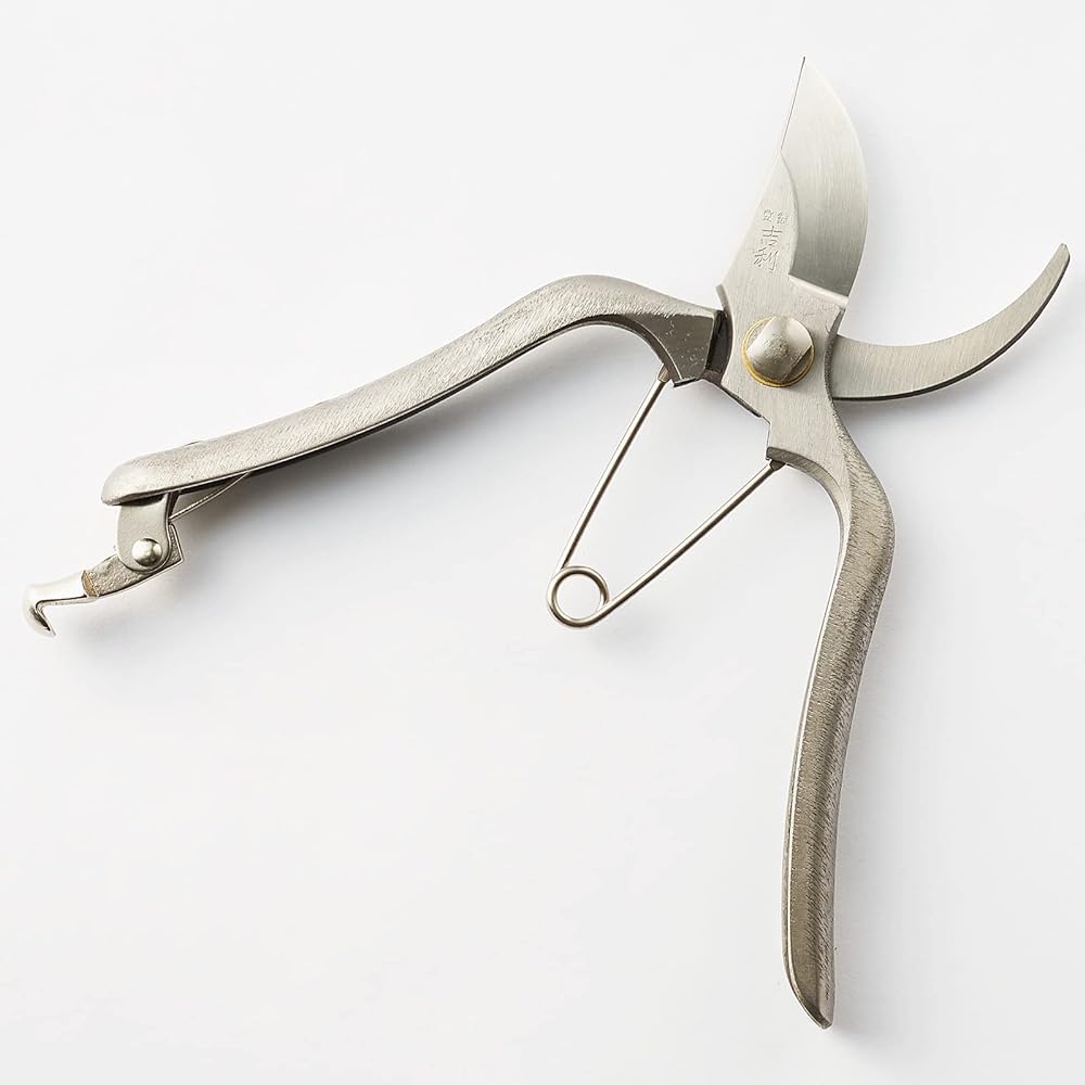 Agurino Kura Geely Pruning Shears, Stainless Steel, 180mm, Made in Japan, Made in Sanjo, Niigata Prefecture, High Quality, Professional Forged Stainless Steel Blades, Resistant to Tar, Shibu, and Rust, For Pruning Garden Trees and Fruit Trees