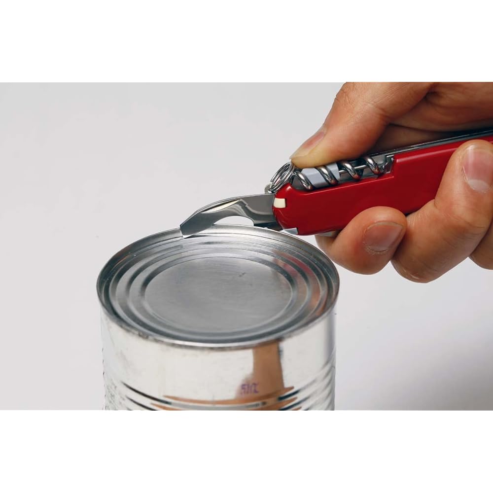 VICTORINOX Compact Red Swiss Army Knife Multifunctional Knife Camping Outdoor Wire Stripper Drawer Writing Instrument Ballpoint Pen Scissors Multi Hook with Nail File Swiss Made Multi Tool with 15 Functions [Domestic Genuine Product] 1.3405