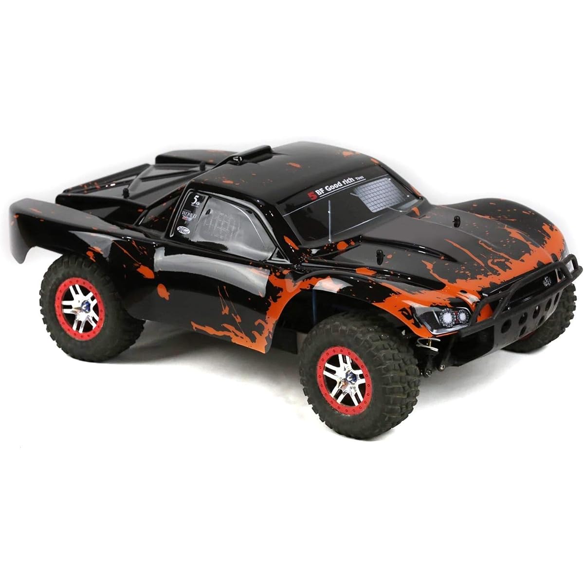 SummitLink Compatible Custom Body Muddy Orange over Black for 1/10 Scale RC Car or Truck (Truck Not Included) SS-BR-01