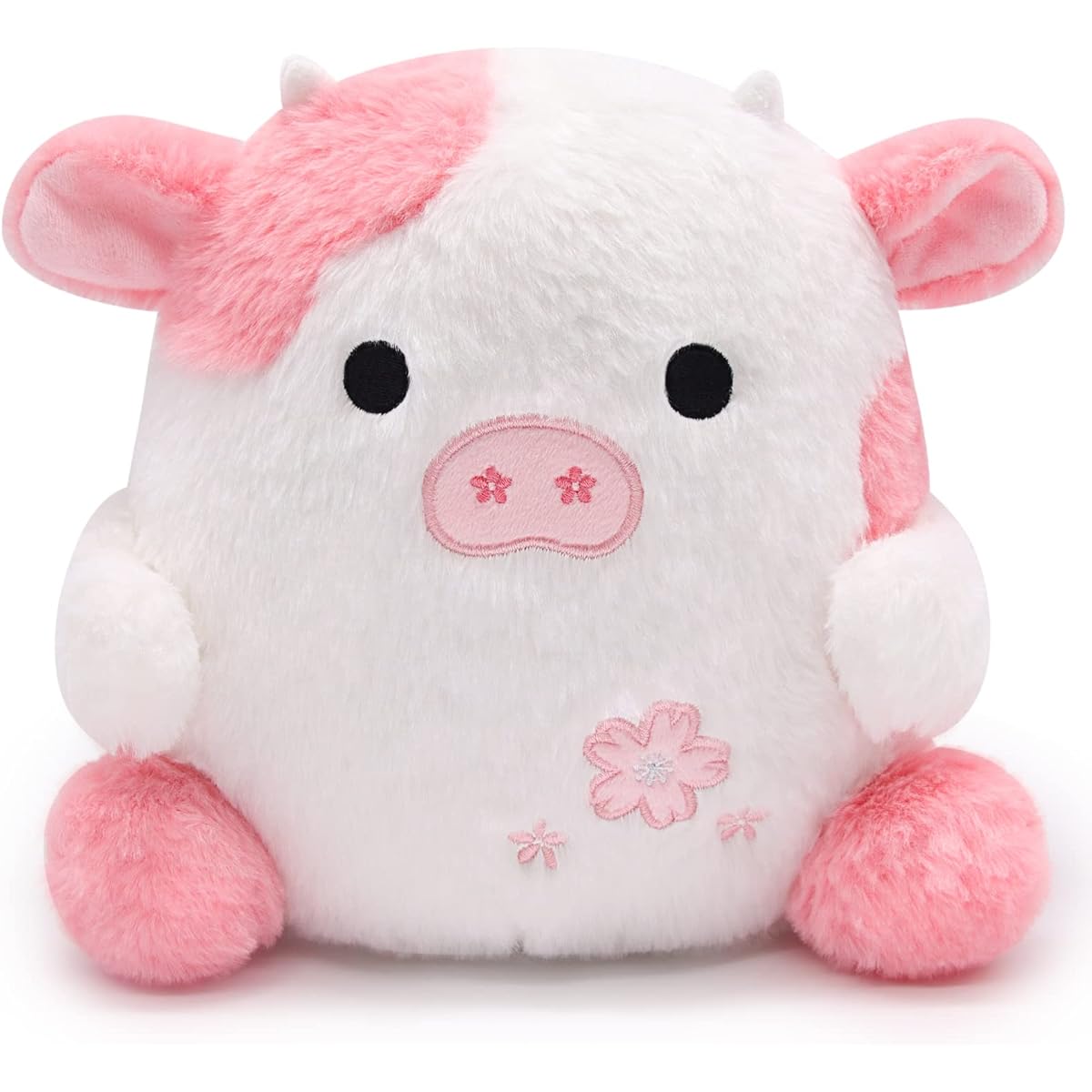 Cow Plush Toy Pillow Cow Plush Toy, Cute Pink Cow Stuffed Animal, Cute Pink Cow Pillow Doll, Cute Pink Cow Plush Toy Pillow, Home Decoration, Soft Pink Cow Stuffed Animal, Gift for Kids, Girls, Boys