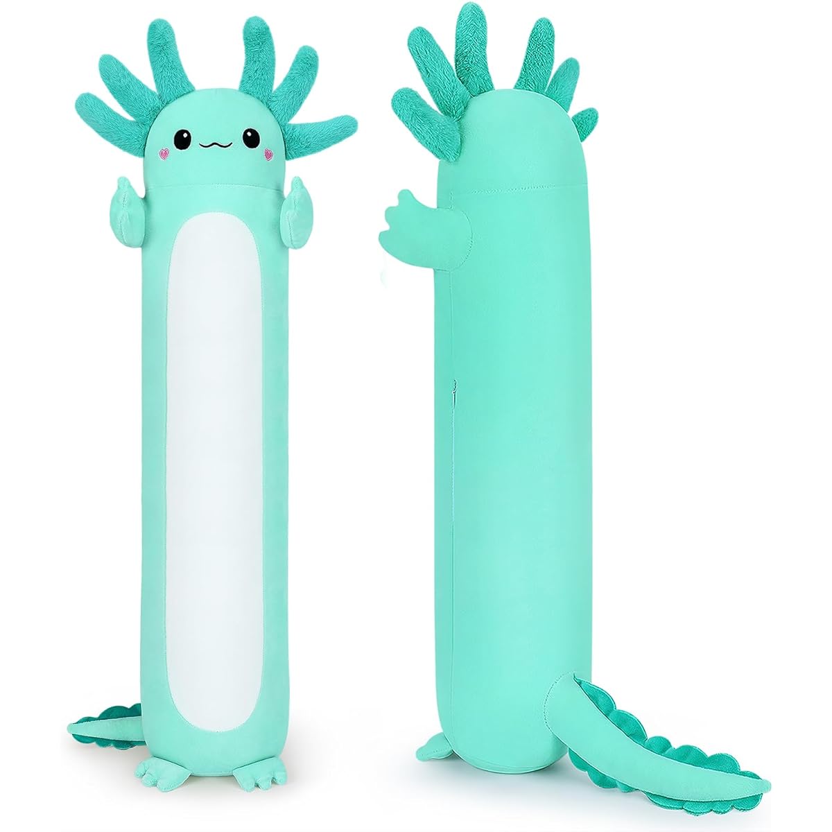 Axolotl Plush Toy 35.4 Inch Green Axolotl Stuffed Animal Axolotl Plush Toy Cute Soft Stuffed Animal Axolotl Gift Plush Animal Axolotl Stuffed Animal Toy Doll for Kids Girls Boys