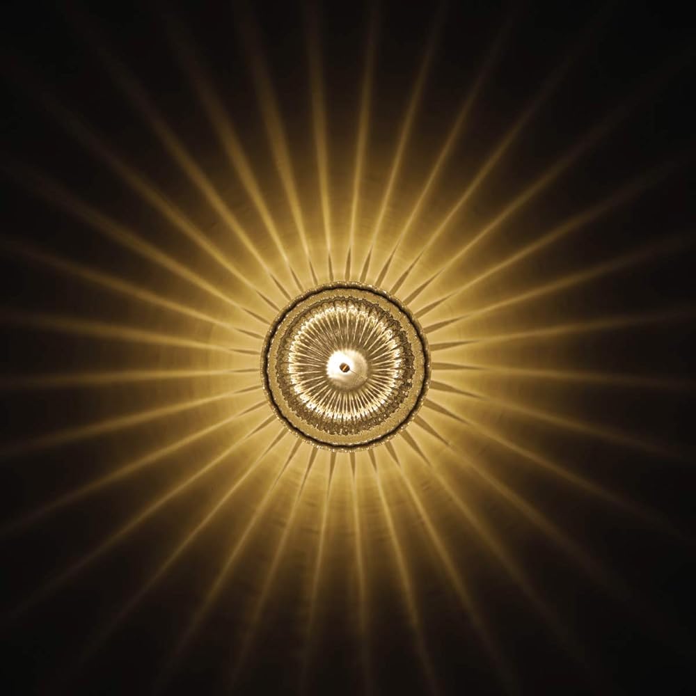 Tabletop chandelier that sparkles with sound Arom LED candle light (vertical line (clear))