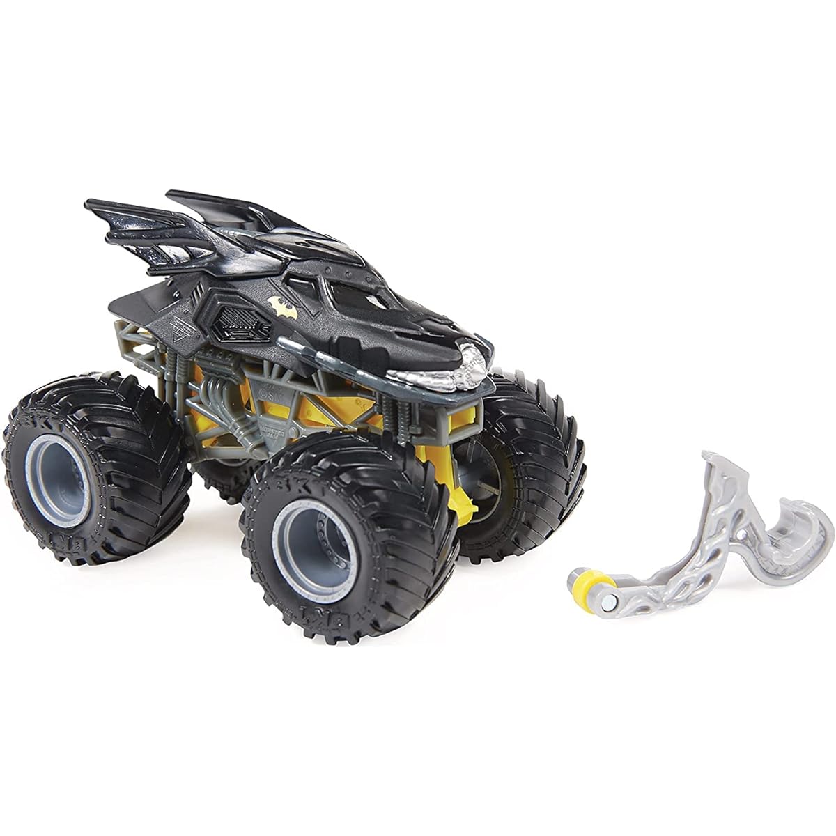 Monster Jam 2021 Spin Master 1:64 Diecast Monster Truck with Wheelie Bar Heroes and Villains Batman