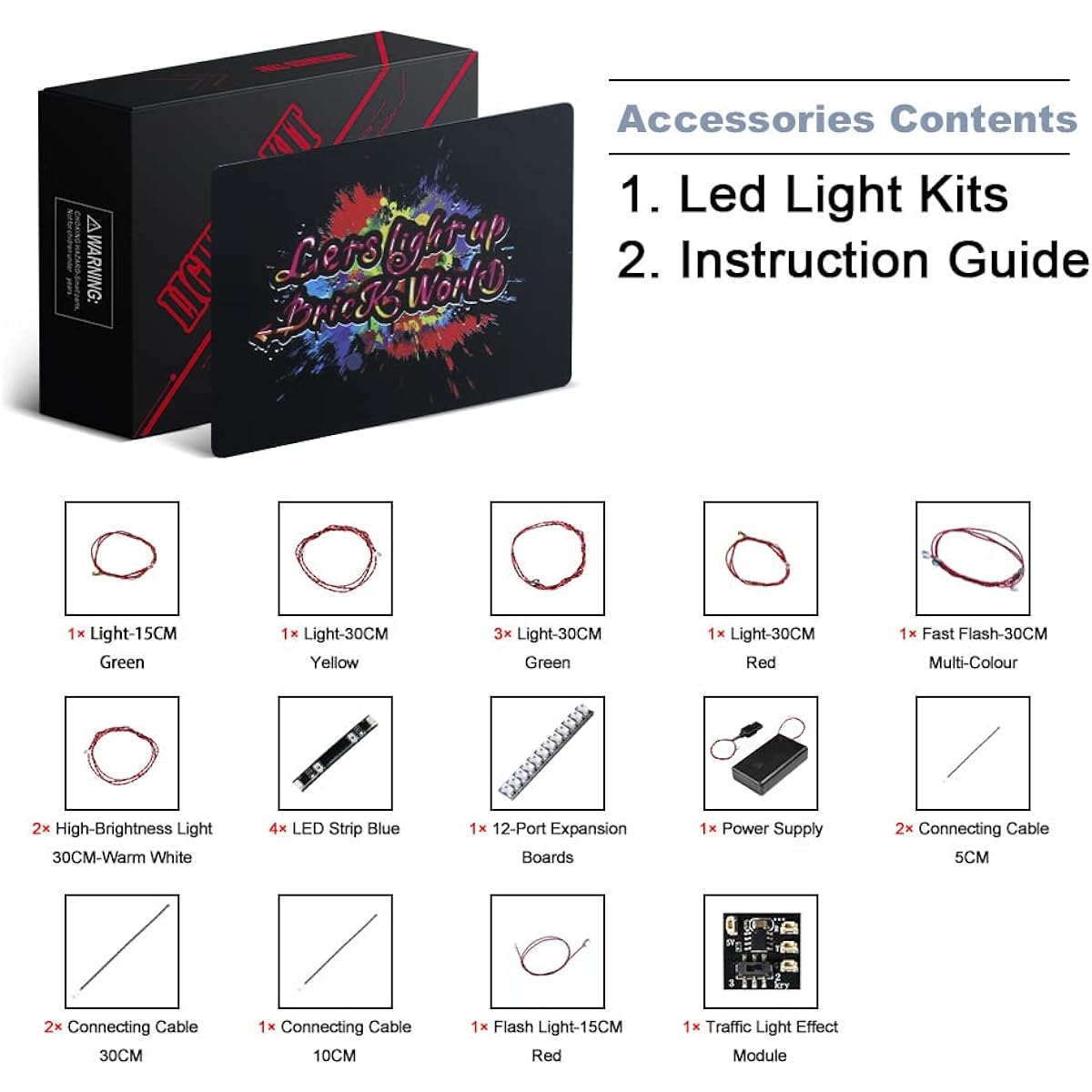 LED Lighting Kit for Lego Horizons Forever West: Tallneck Building (Lights Only, No Lego) BrickBling Decorative Lights 76989 for Lego - Upgraded Version
