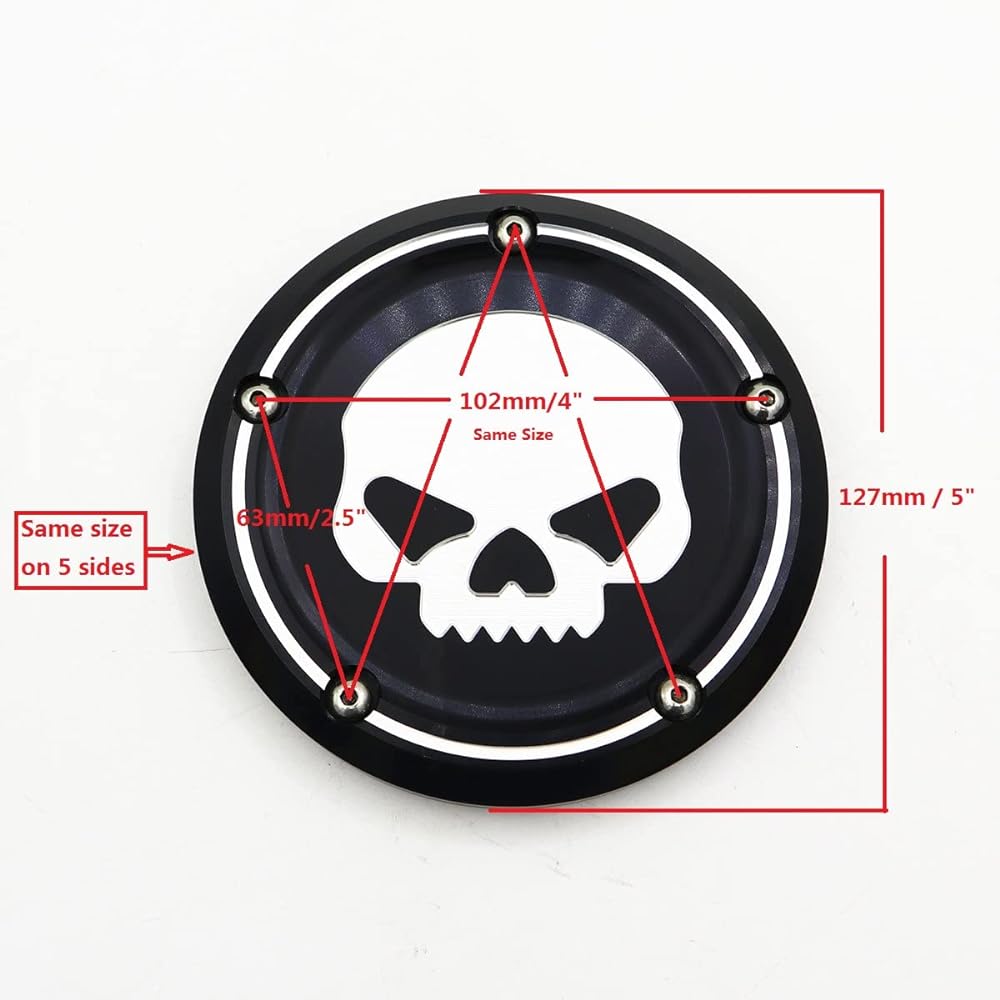 Motorcycle Skull Air Cleaner Cover Air Filter Cover for Harley Street XG500 750 2015-2016 CNC Aluminum