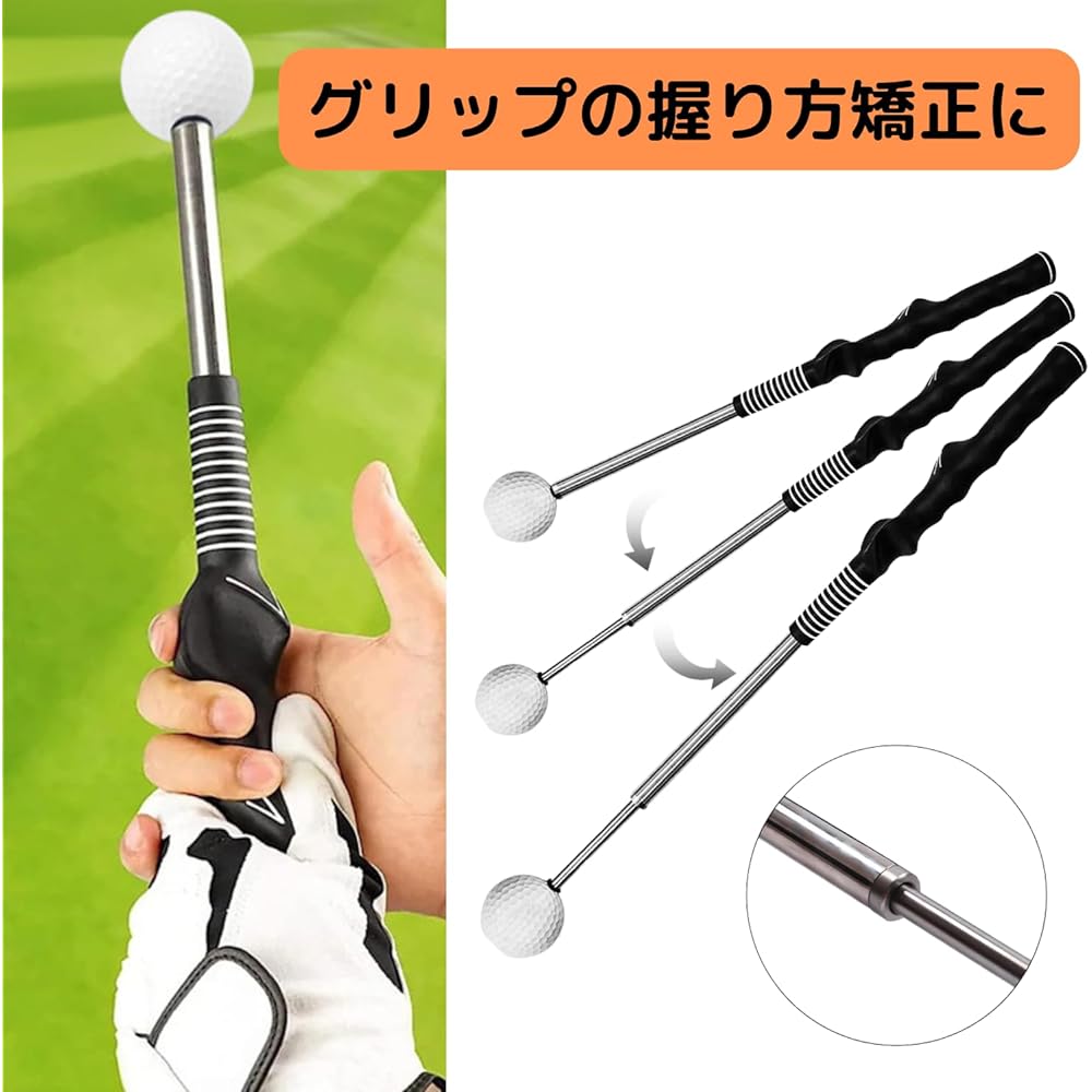 Golf Practice Equipment Swing Practice Swing Indoor Swing Trainer Corrective Grip Portable Increase Flying Distance