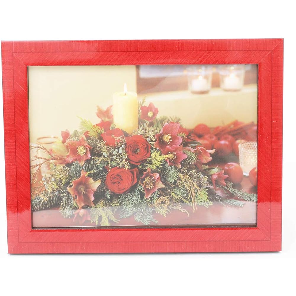 [NATALINI] Made in Italy Natalini Photo Frame Handmade Red Red Rosso Interior Wooden Photo Frame Bergamo