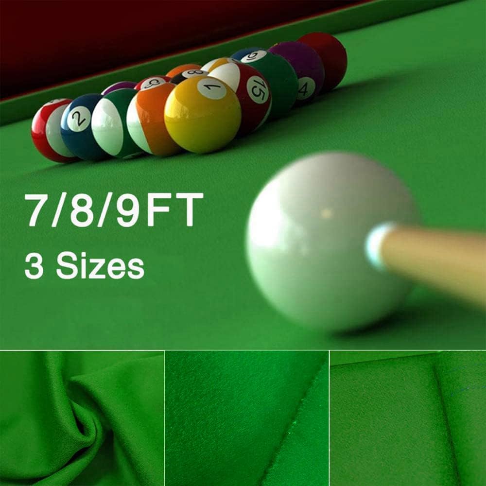 Scott Edward Professional Billiard Table Felt for Standard 7/8/9 Feet Billiard Table, Snorkel Indoor Billiard Table Cloth Accessory with Matte Tape, Available in 3 Colors