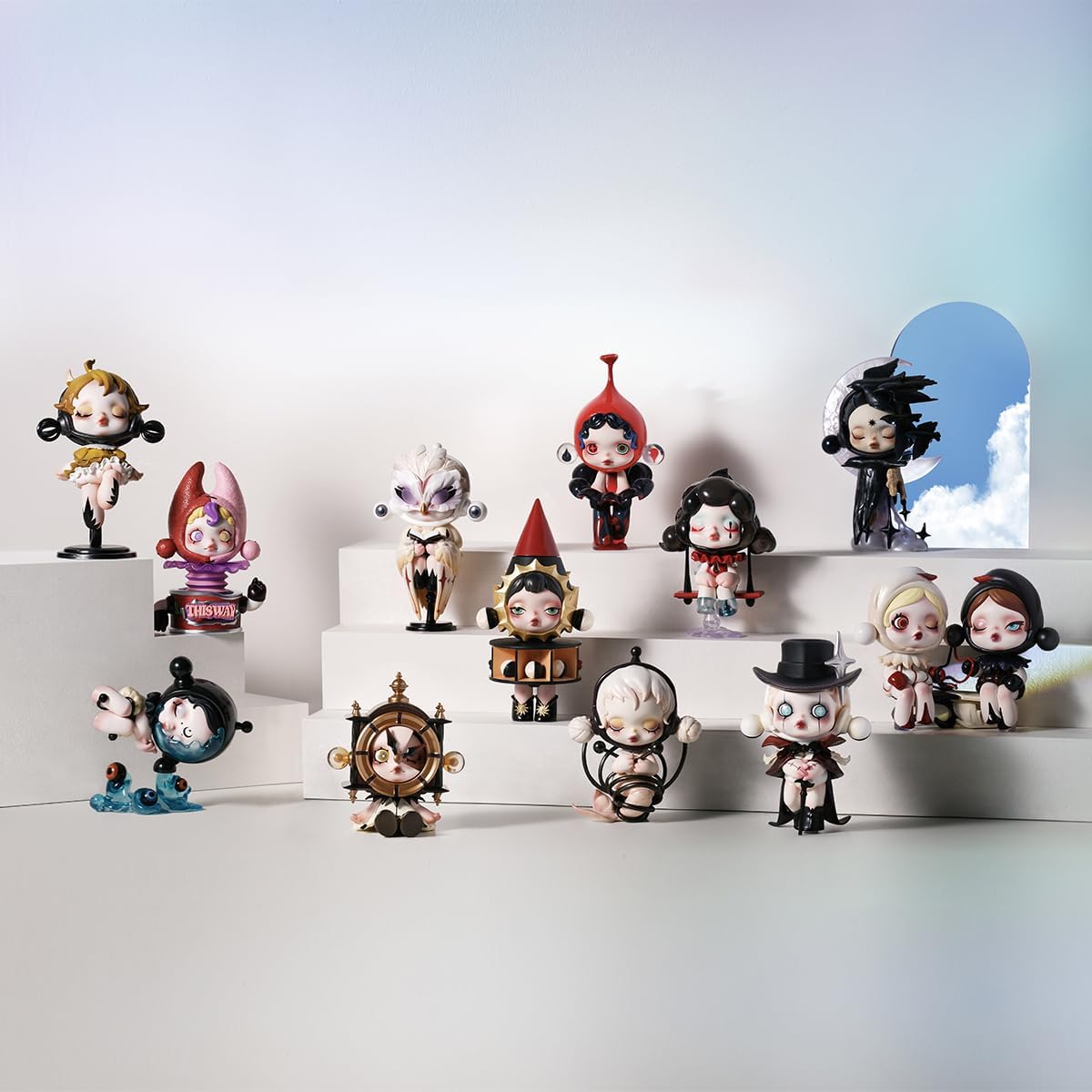 POP MART SKULLPANDA Image Of Reality Series [1 Piece] Pop Mart Gachapon Blind Box Figure Plastic Model Premium Toy PVC Soft Vinyl Original Character Birthday Gift