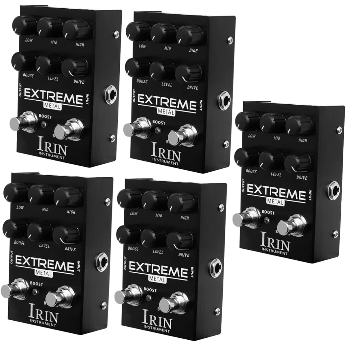 Vaguelly 5pcs Electric Guitar Effect Bass Delay Pedal Guitar True Bypass Guitar Delay Pedal Electric Guitar Model Guitar Effect Processor Stereo Digital Delay Stereo