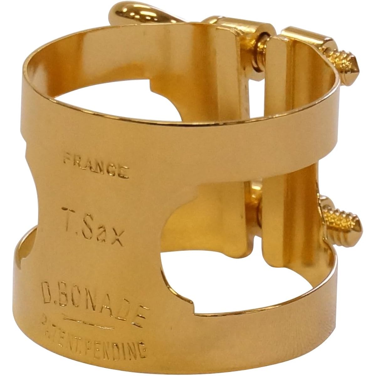 Bonard Tenor Saxophone Ligature Correct Tightening Gold Plated (Gold Plated) Finish (2255G)