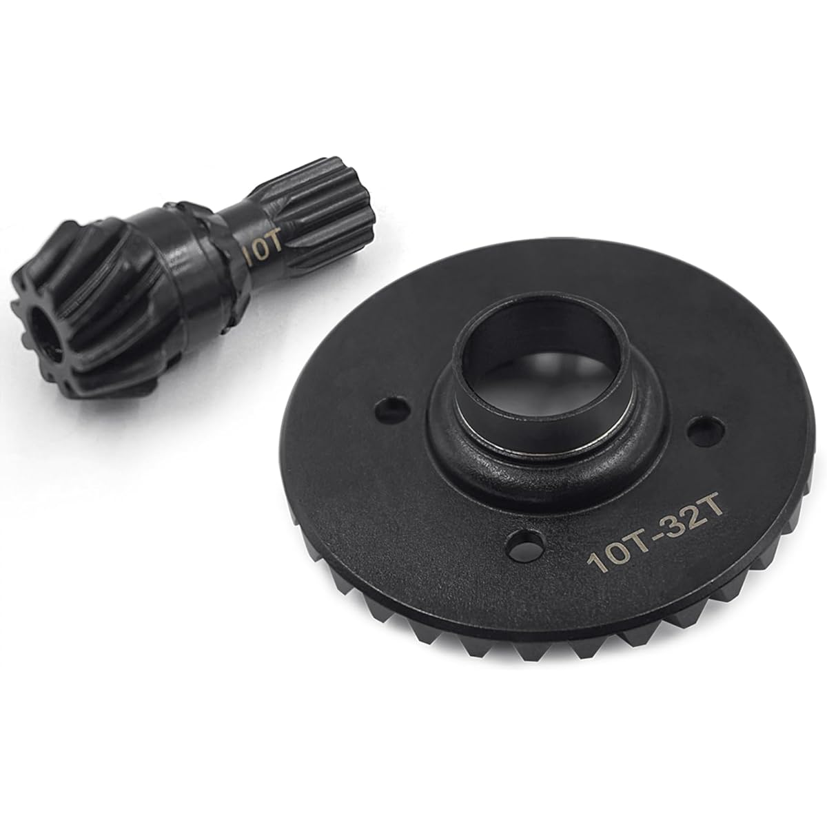 BRKRC Carbon Steel 32/10T Front Rear Differential Gear Set for 1:5 Maxx 6S / X Maxx 8S / XRT 1/6 8S Monster 4WD Truck Upgrade (Rear Pinion Gear + Diff Ring)