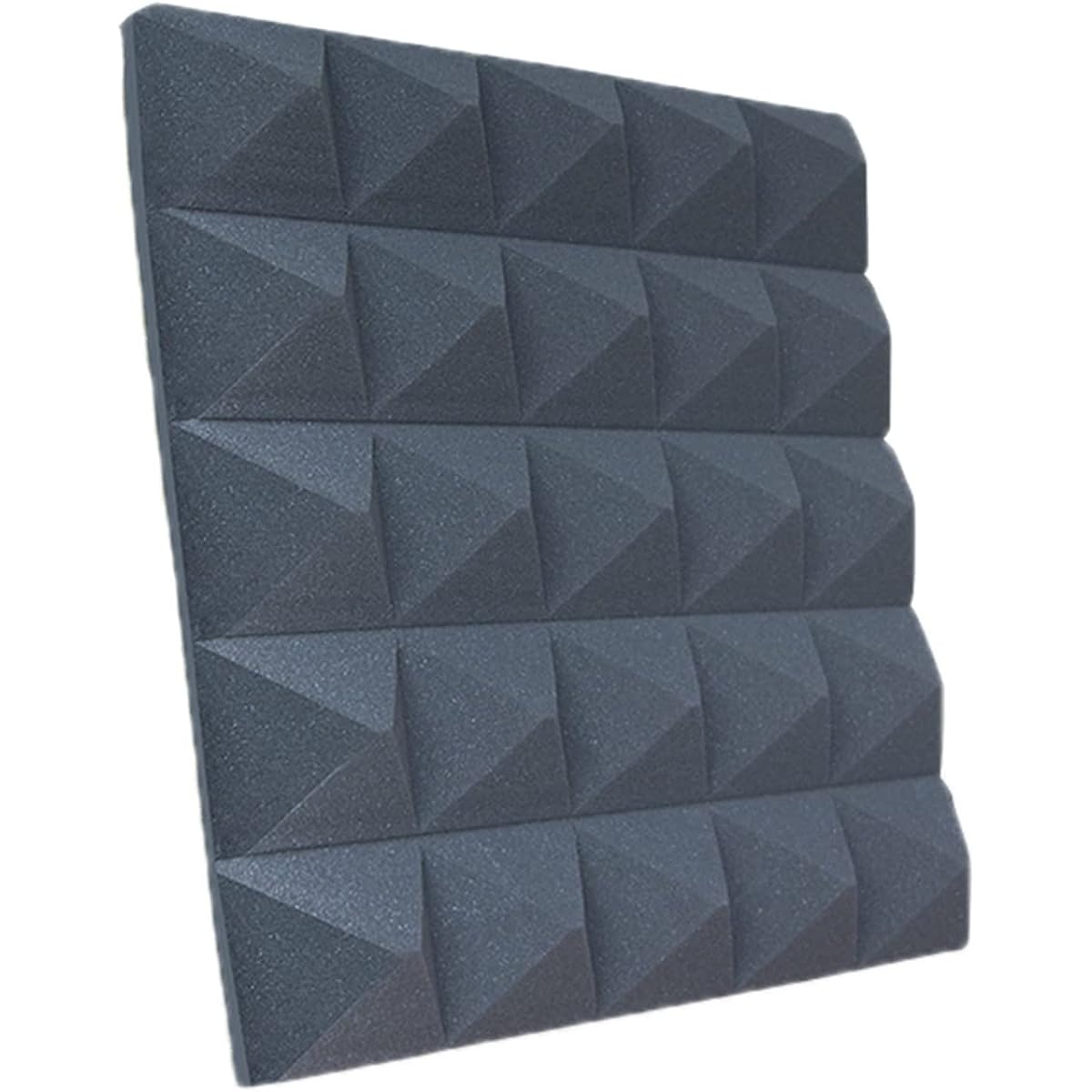 Cinema Soundproofing Foam Panels, High Density Noise Reduction Acoustic Panels for Drum Room Piano Room Sound Absorbing Cotton (Yellow) (Black)