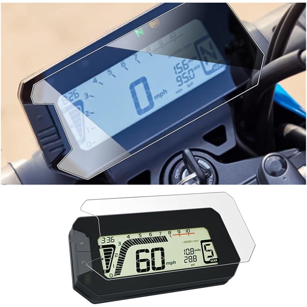 Fits for Honda CB300F CB 300F 2023 Motorcycle Accessories Scratch Cluster Screen Dashboard Protective Instrument Film Protector Instrument (Color : 2 STES)