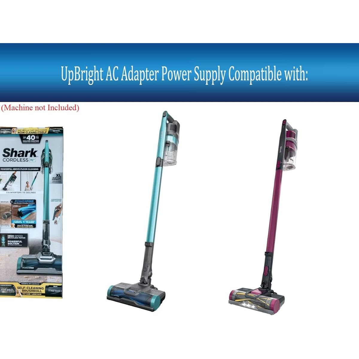 UpBright 24.8V AC/DC Adapter Shark WZ140 V5 WZ140V5 26 WZ14026 WZ140PK WZ 140 21.6V Lithium Ion Battery 140W Lightweight Cordless Pet Stick Vacuum Cleaner DONG SONG DK33-248080H-U Power Charger
