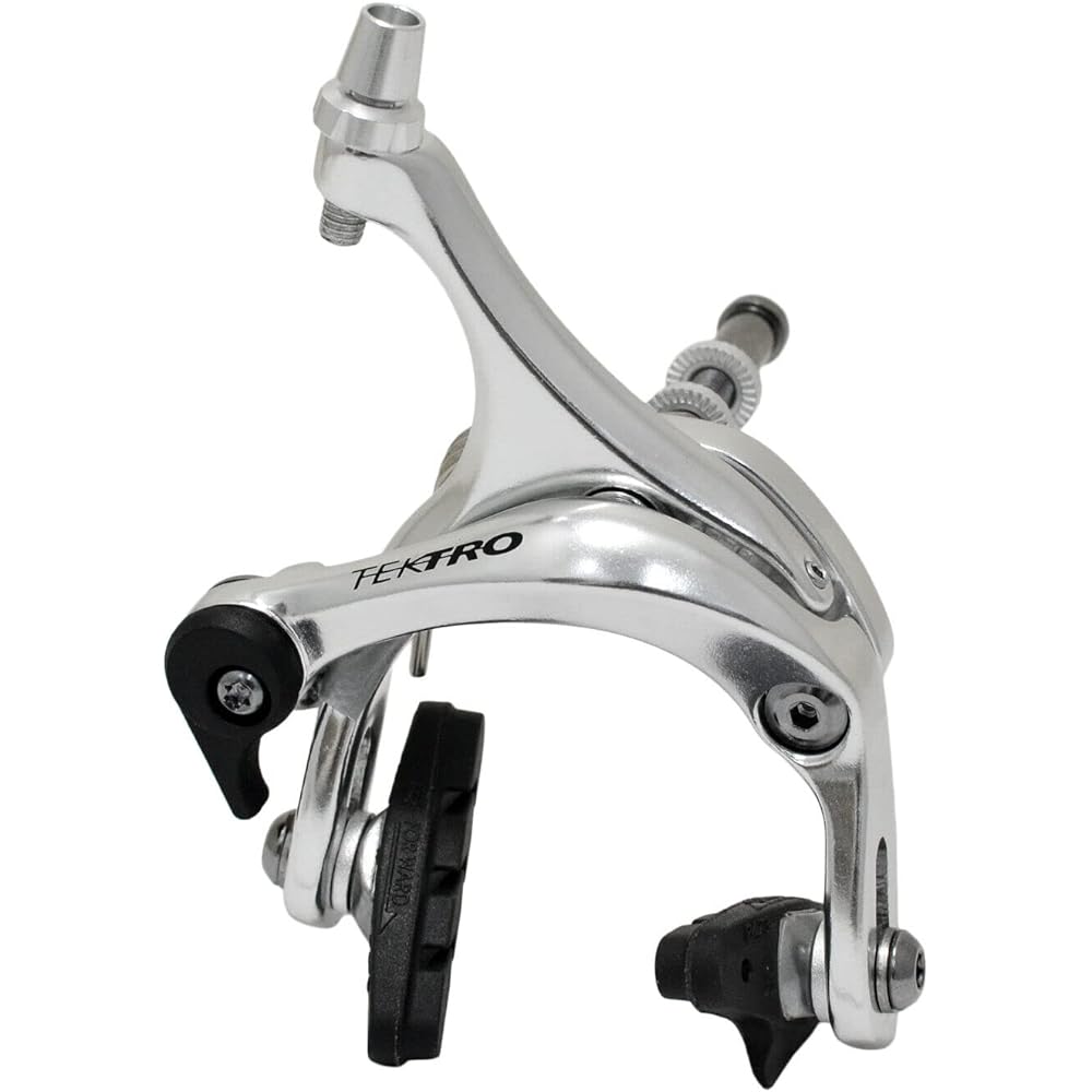 TEKTRO R326 Road Bike Dual Pivot Caliper Brake Set (Front + Rear), Silver, MH2651