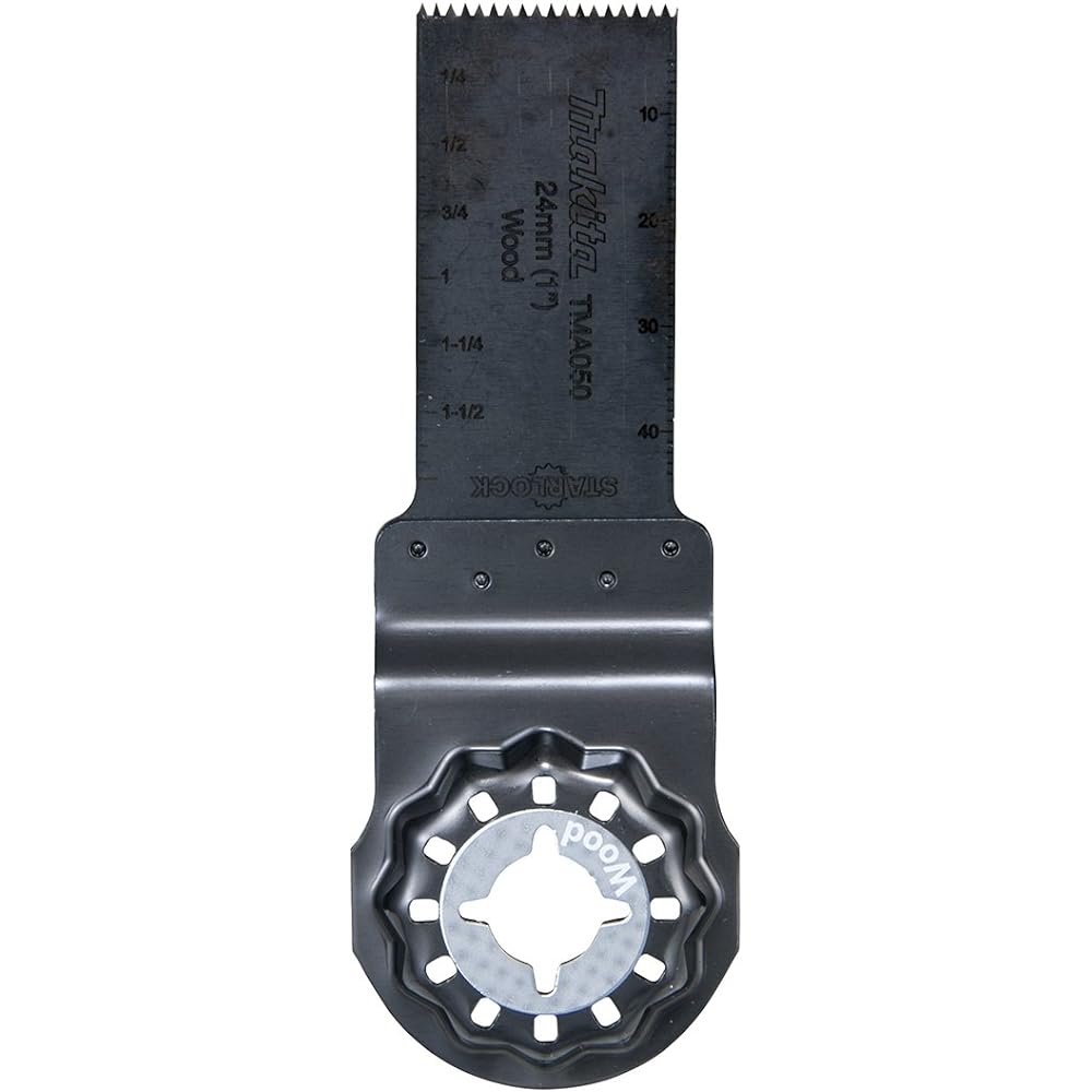 Makita Cut-and-sew multi-tool for wood and metal, 32mm wide x 50mm bimetal blade 5 pieces TMA047BIM (A-65545)
