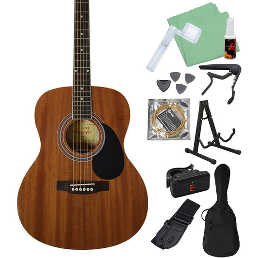 Sepia Crue FG-10 Mahogany Acoustic Guitar Beginner 12-piece Set Sepia Crue