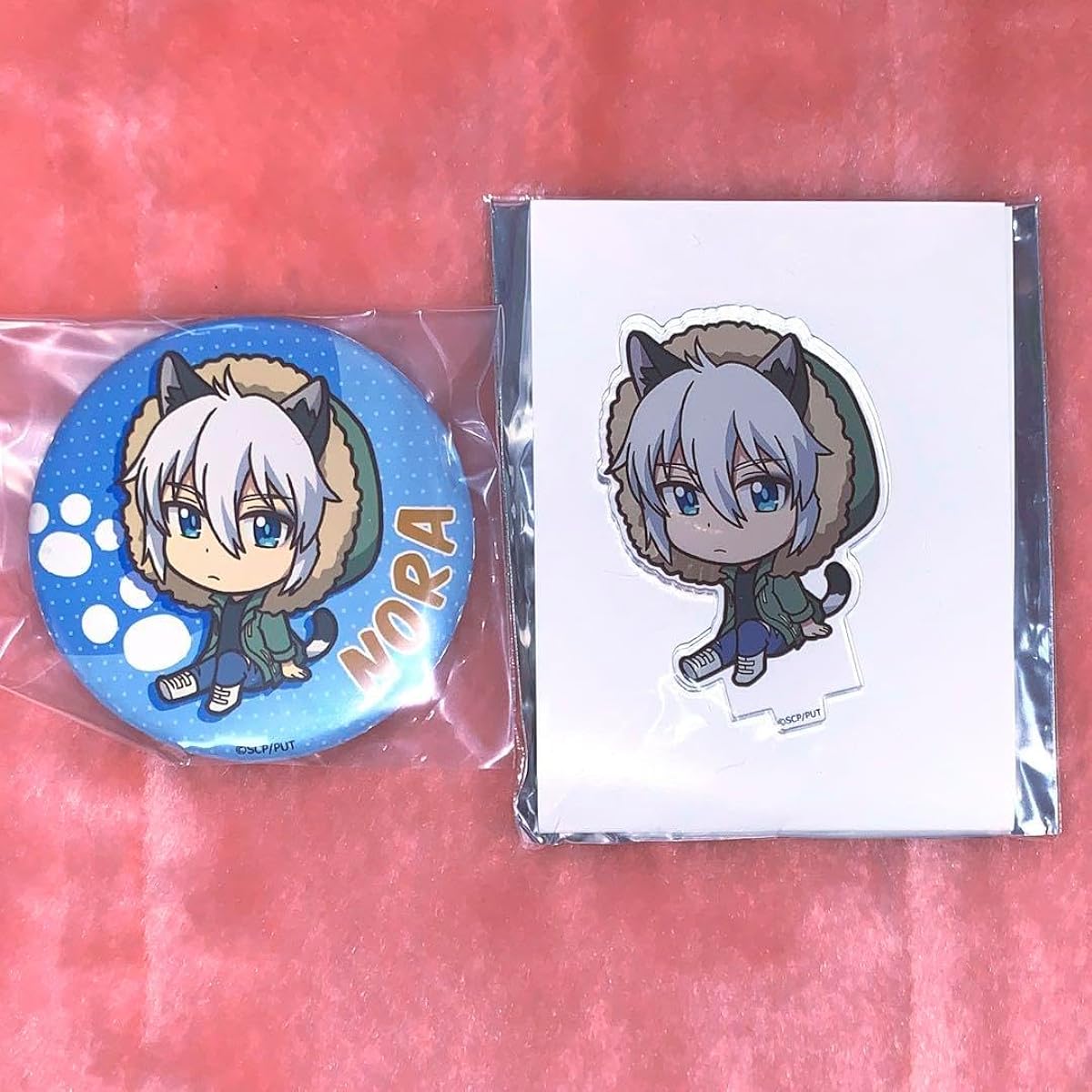 Uchitama Do you know my Tama? Nora Can Badge Acrylic Stand Kaji Yuki