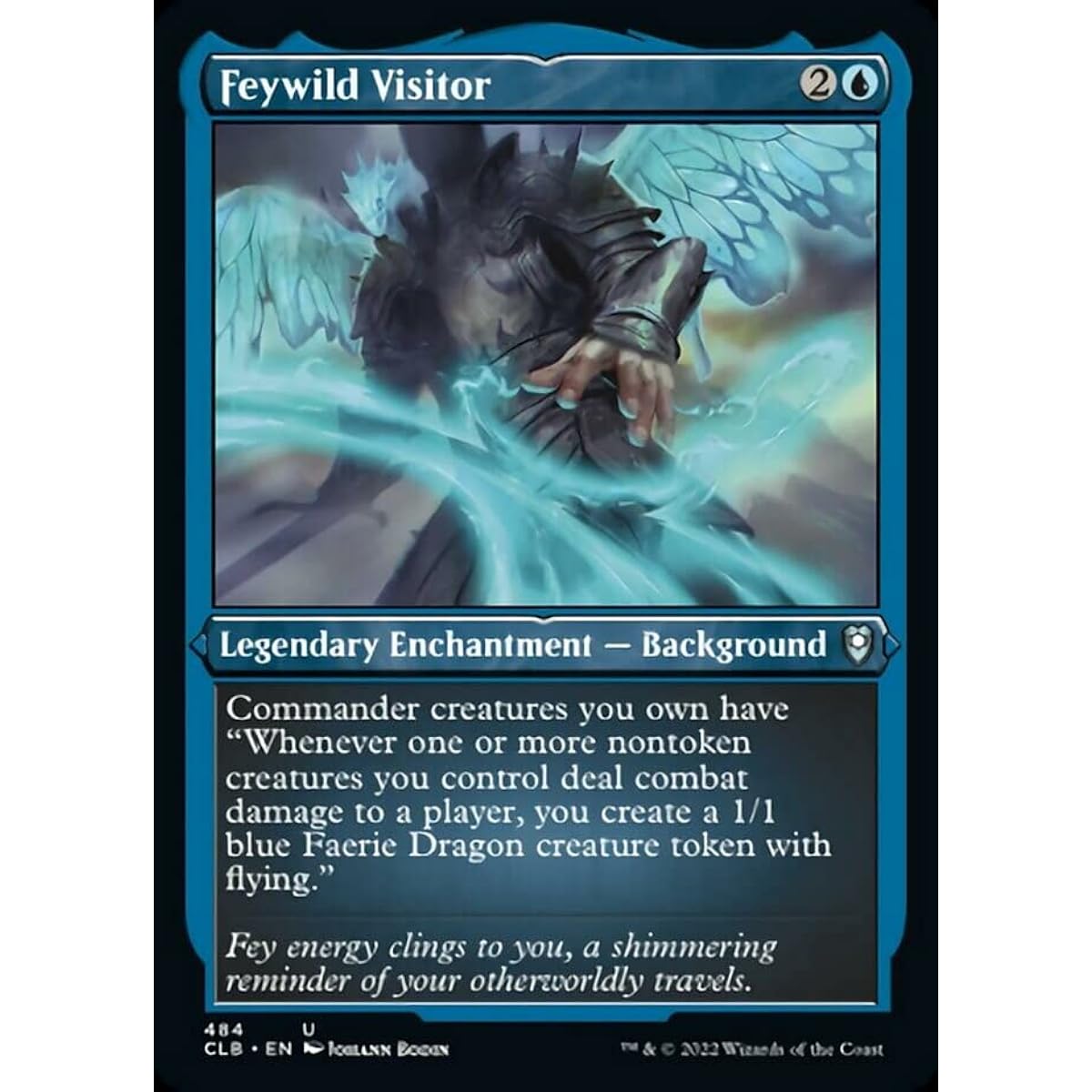 Magic: The Gathering - Feywild Visitor (484) - Etching - Foil - Battle for Baldur's Gate