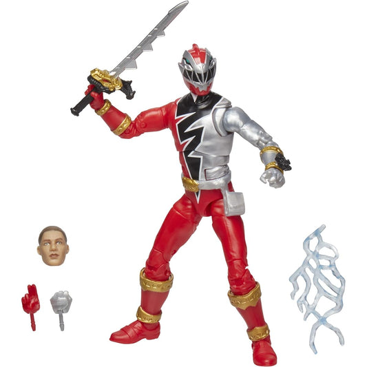 Power Rangers Lightning Collection Dinosaur Fury Red Ranger 6" Premium Collectible Action Figure Toy