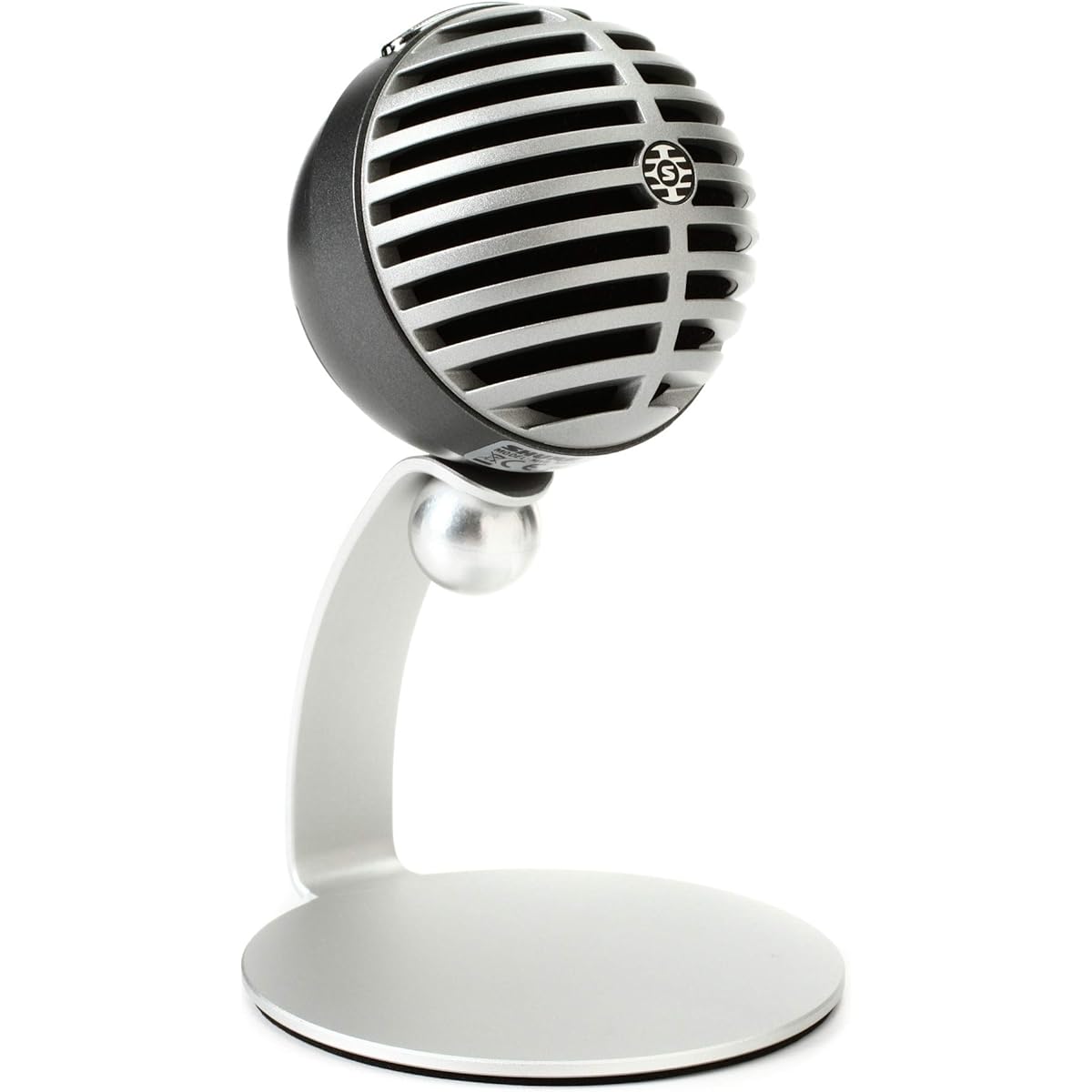 Shure MV5 Digital Condenser Microphone (Gray) + USB & Lightning Cable by Shure