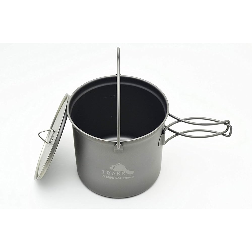 Toaks Pot with Bail Handle 1100ml POT-1100-BH