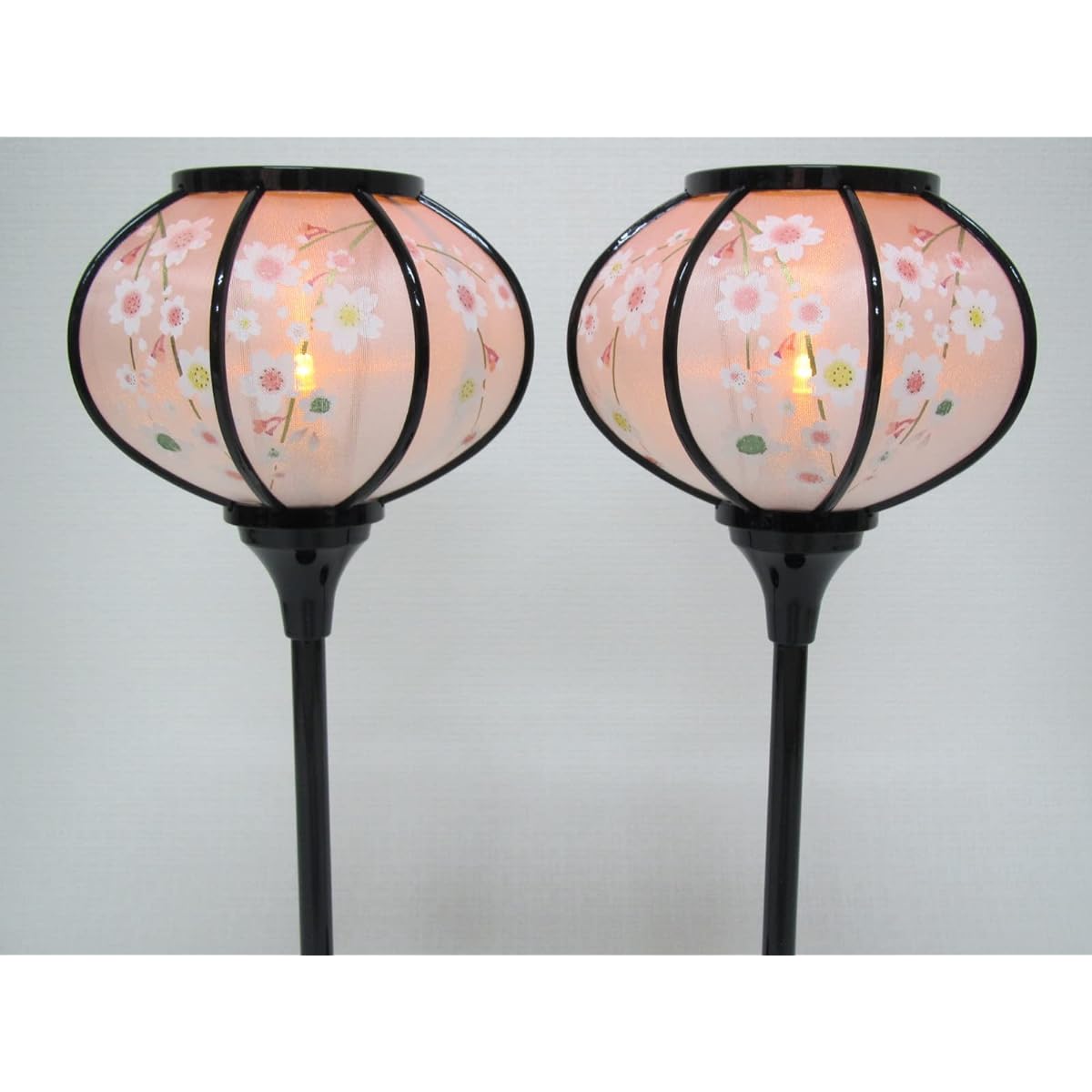 Parts sold Cordless lantern "Miyuki Weeping Cherry Blossom" Snow lantern (LED) Hina doll accessories (29cm)