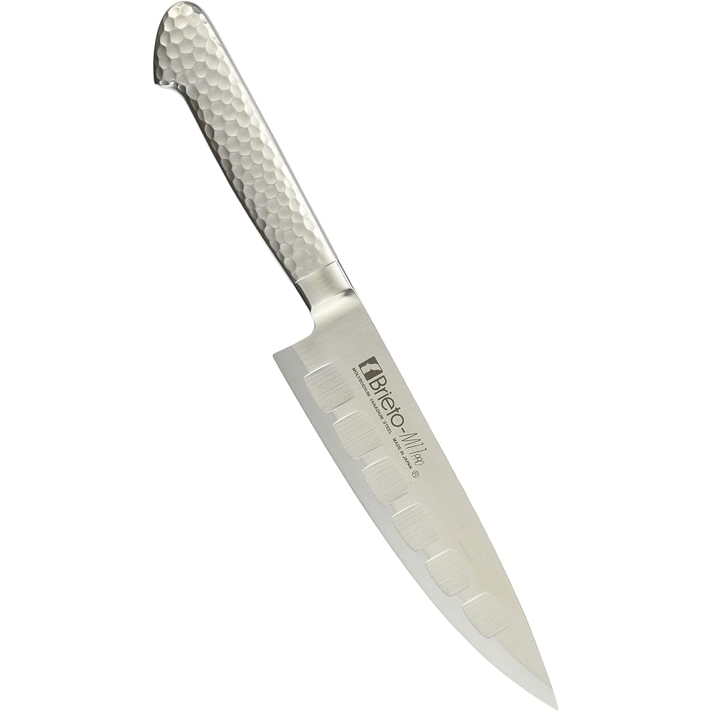 Kataoka Seisakusho Cook's Knife Silver 200mm Made in Japan Brieto-M11pro Europe Molybdenum Vanadium Steel Depot Processing Double-edged Real Blade M104-S