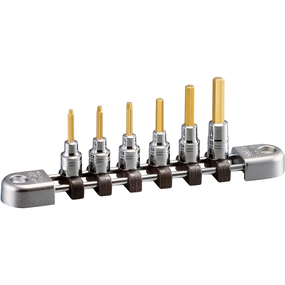 Kyoto Machinery Tools (KTC) Nepros 6.3sq. Hexagon Bit Socket Set [9 pieces]