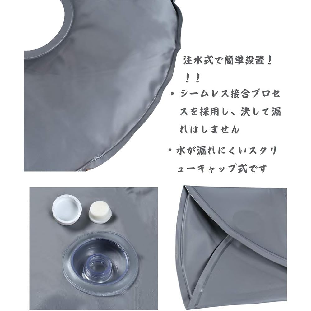 [HIKEMAN] Parasol Base, Parasol Stand, Foldable, Compact, Weight, Base, Foundation, Fishing, Camping Equipment, Parasol Parts, Convenient to Carry, Easy to Install