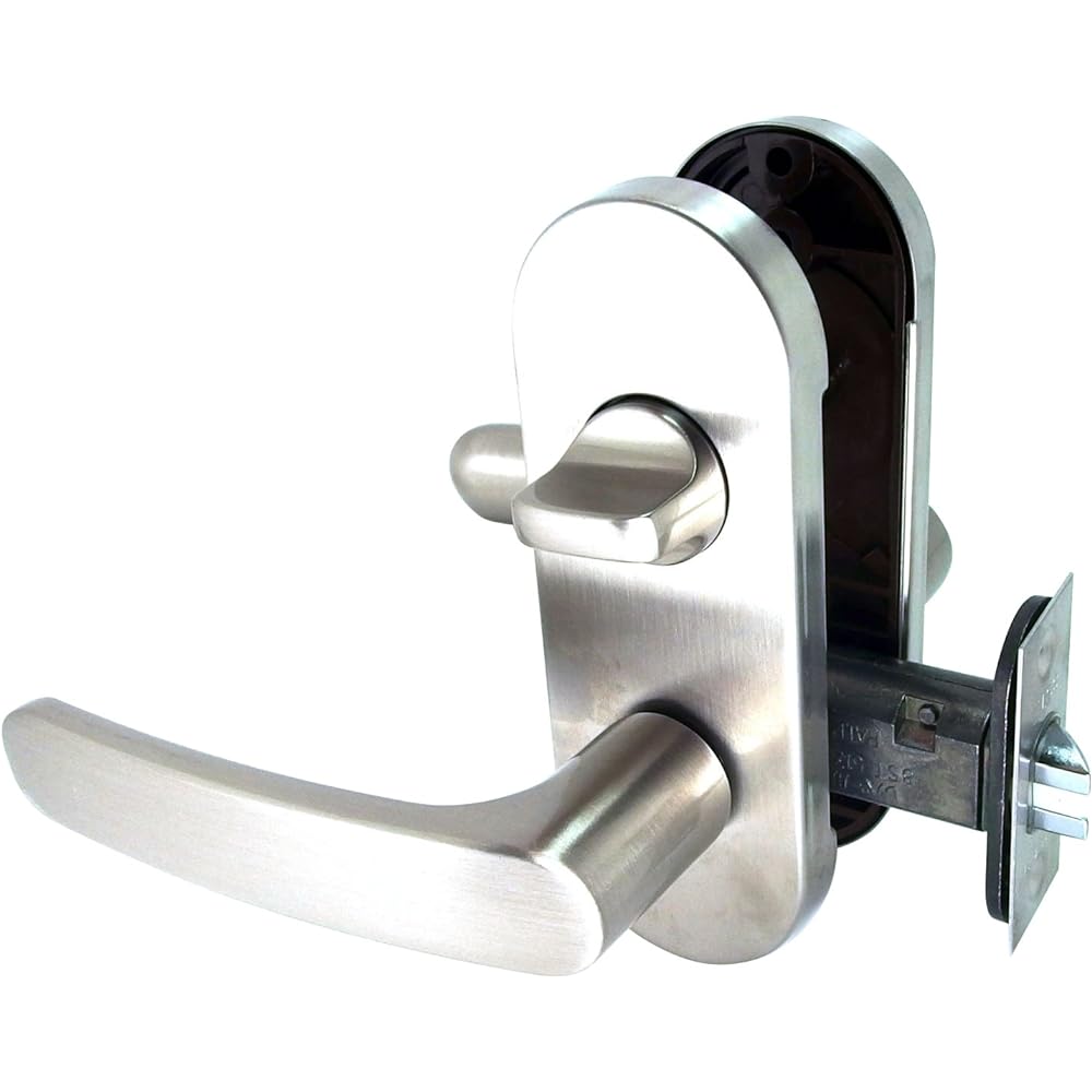 Kawaguchi Giken Door Lever Indoor Lock AL Series Boxed Nickel AL-33-4K13-N