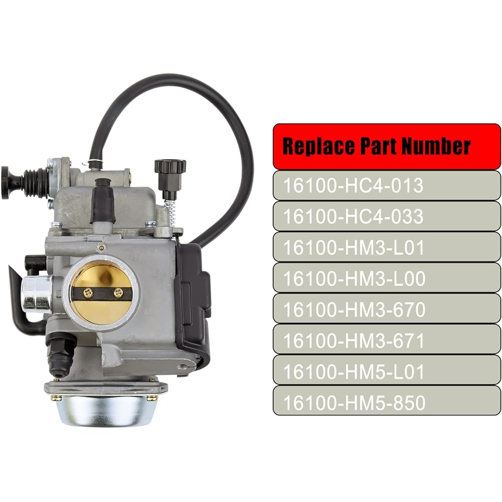 Fourtrax 300 Carburetor Honda TRX300 TRX300FW 1988-2000 00-06 Rancher 350 All Models Fuel Filter Air Filter Included