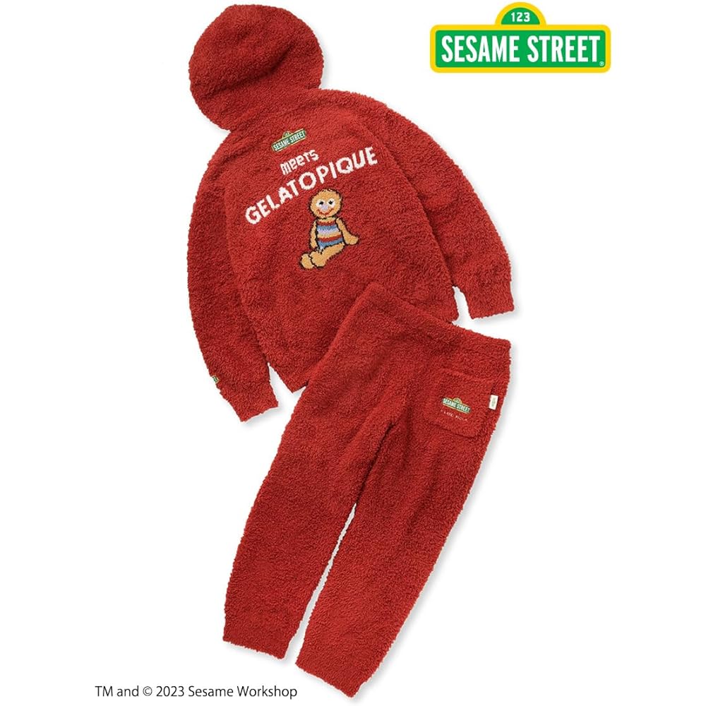 [Gelato Pique] HOMME [SESAME STREET] Elmo Parka & Long Pants SET PMNT235928 Men's