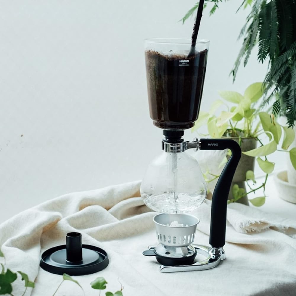 HARIO Coffee Siphon Next Coffee Drip for 5 People NXAR-5 Black