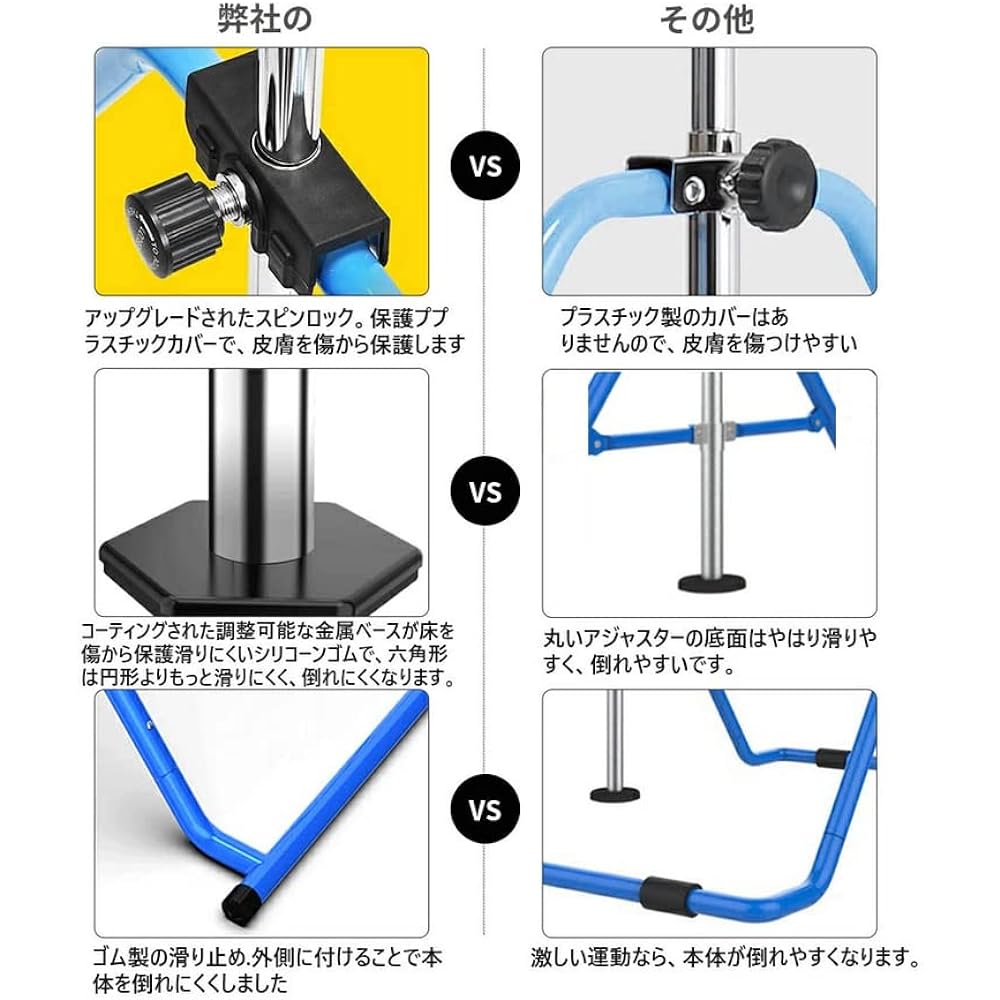 HONSAN Horizontal Bar Gymnastics for Children Handstand Indoor Tetsubo Hanging Bar CE Certification Load Capacity 100kg Foldable Pull Up Exercise Handstand Exercise Health Equipment Diet Equipment