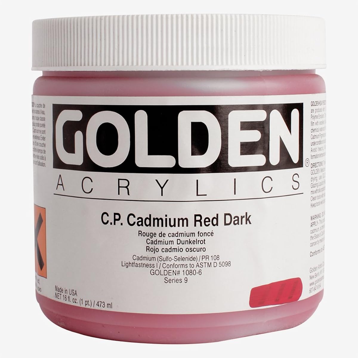 (473ml) - Golden Artist colour H/Body C.P.Cad Rd Dk Ix