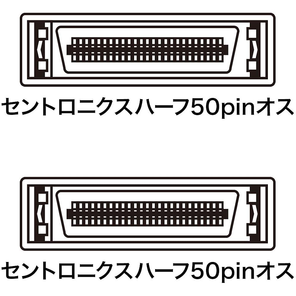 Sanwa Supply SCSI Cable 1m KB-SHH1K