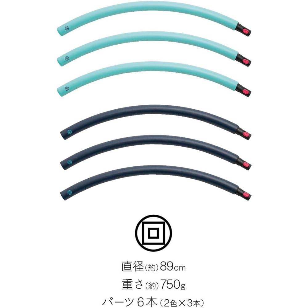 La-VIE Diet Hula Hoop, Diameter 89cm, Thin, Heavy 3B-3079 [Manufacturer's Genuine Product]