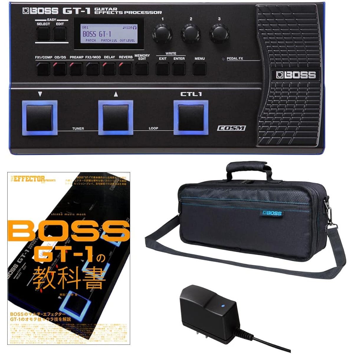 BOSS GT-1 Perfect Set for Beginners, Portable, Boss