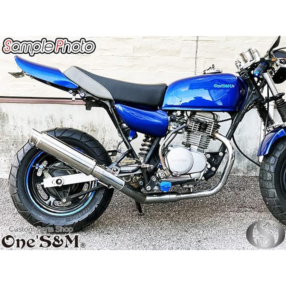W2-22* Outlet Ape 50 Compatible with APE Muffler Wands Pipe Full Set Full Exhaust with Slash Silencer Exhaust pipe specifications can be selected (Exhaust pipe specification (stainless steel) normal inner)