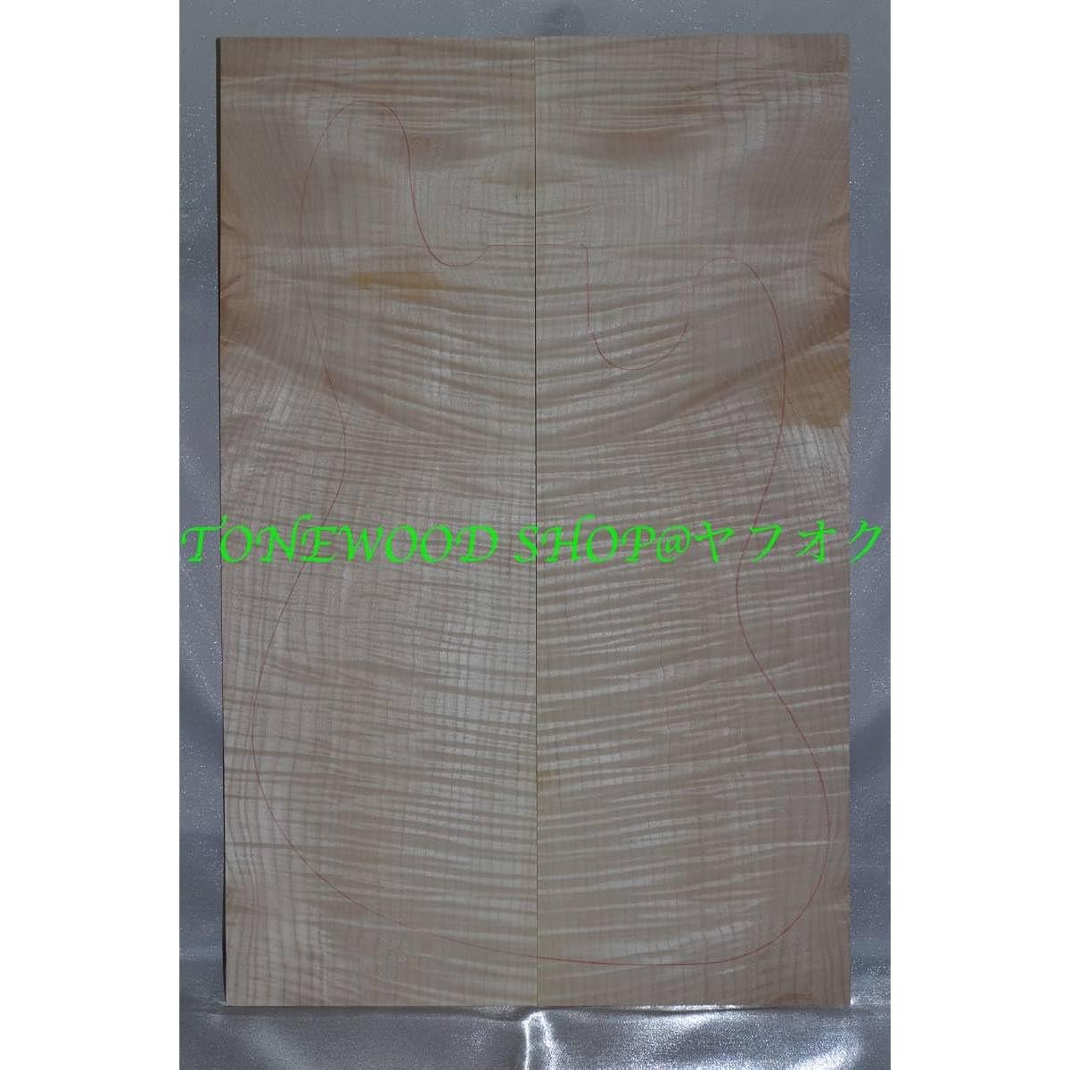 Curly maple Bookmatch Decoration Guitar Guitar Making Homemade Craft Top quality Maple Flame No.374