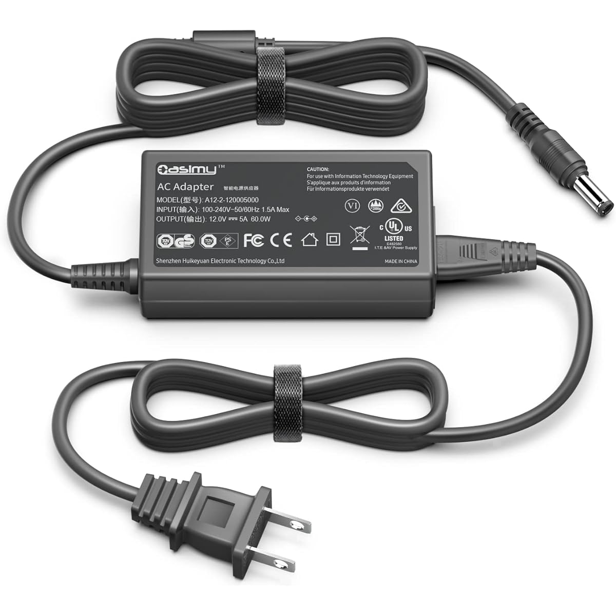 CASIMY 12V AC/DC Adapter Charger MSI Optix AG32C 32" OPTIXAG32C AG32CQ OPTIXAG32CQ 32" MAG27C MAG27CQ 27" MAG24C OPTIXMAG24C 24" Curved Gaming Monitor Display Power Supply