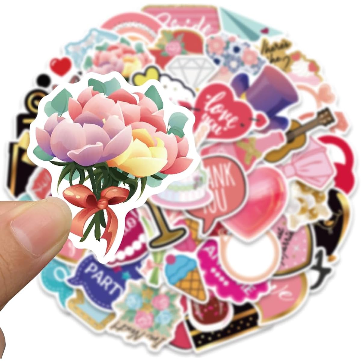 52-piece Wedding Sticker Pack (Wedding)