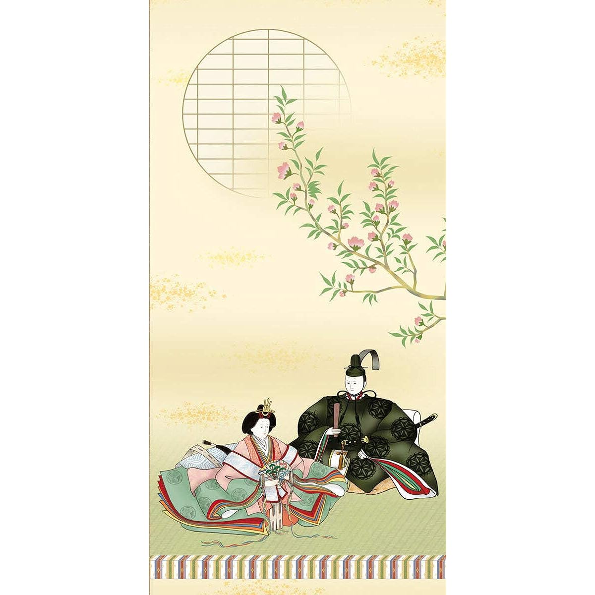 Hina dolls hanging scroll, Danbina, Nishio Koetsu [150cm tall, standard size] Yuinoyasan.com g4007 Hina dolls, Hina dolls, Hina dolls, Hinamatsuri, Hinamatsuri, Doll's Festival ...